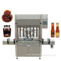 Full automatic 4 nozzles sauce filling machine